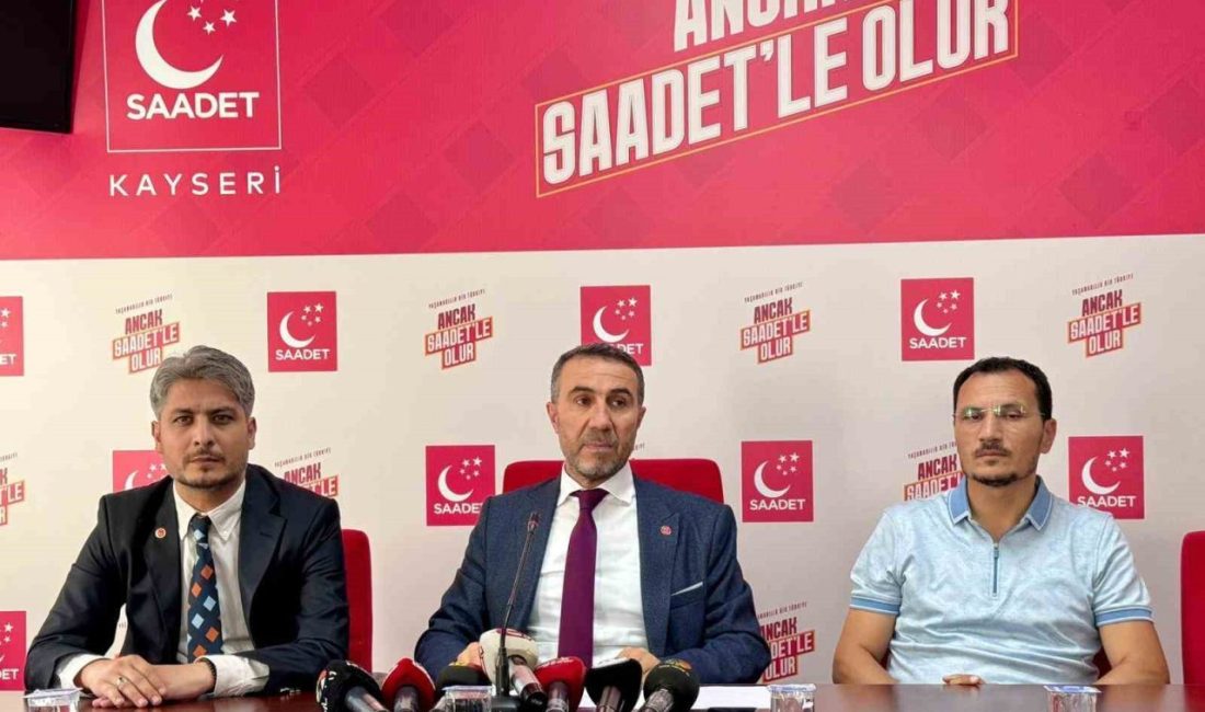 Saadet Partisi Kayseri İl Başkanı Erdal Altun, “Ailelerin borçla eğitim
