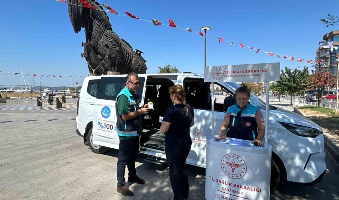 Çanakkale’de 3-9 Eylül tarihleri arasında olan ‘Halk Sağlığı Haftası’ nedeniyle