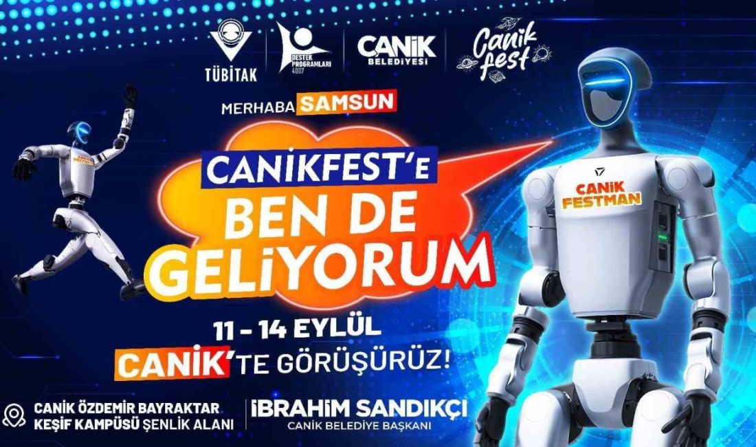Samsun’da, Canik Belediyesi’nin düzenleyeceği Türkiye’nin en büyük yapay zekâ festivali