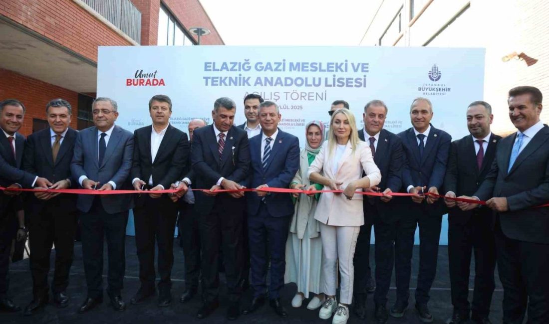 CHP Genel Başkanı Özgür Özel, İstanbul Büyükşehir Belediyesi tarafından Elazığ’da
