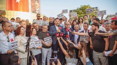 Aydın Büyükşehir Belediyesi’nde olaylı geçen ve ertelenen meclis toplantısının ardından