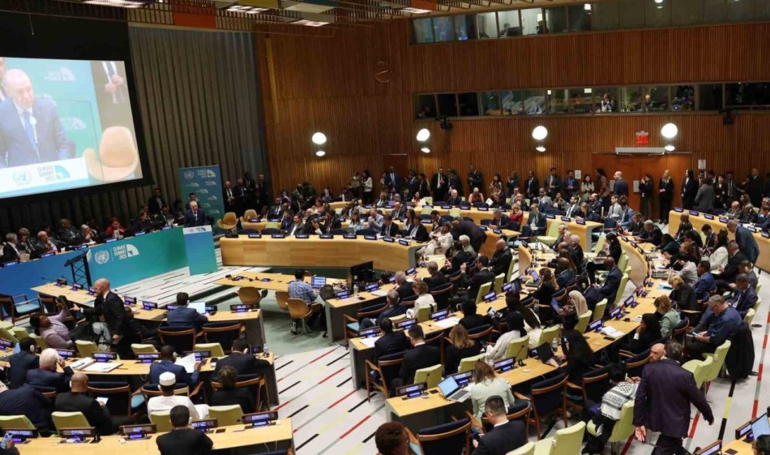 Cumhurbaşkanı Recep Tayyip Erdoğan, ABD’nin New York şehrinde katıldığı Birleşmiş