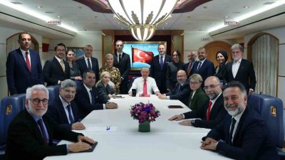 Cumhurbaşkanı Recep Tayyip Erdoğan, ABD Başkanı Donald Trump’la yaptığı görüşmeye