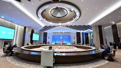 Cumhurbaşkanı Yardımcısı Cevdet Yılmaz’ın da aralarında bulunduğu Türk Devletleri Teşkilatı