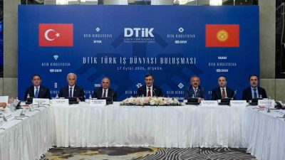 Cumhurbaşkanı Yardımcısı Cevdet Yılmaz, resmi ziyaret kapsamında geldiği Kırgızistan’da katıldığı