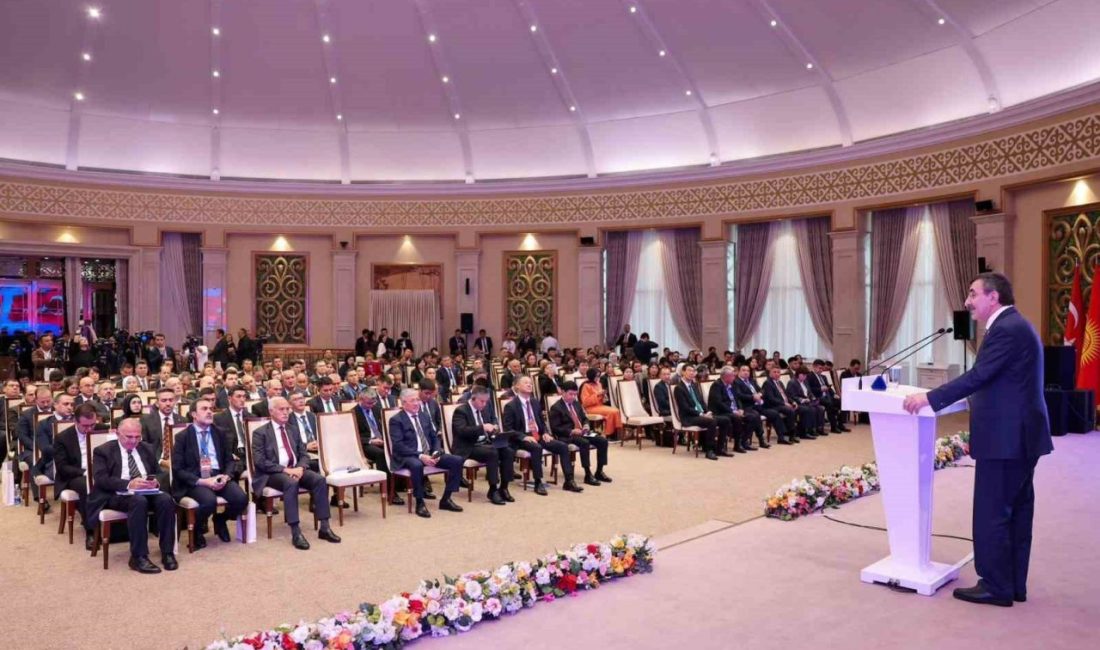 Cumhurbaşkanı Yardımcısı Cevdet Yılmaz, Bişkek’te gerçekleştirilen Kırgızistan-Türkiye İş Forumu’nda yaptığı