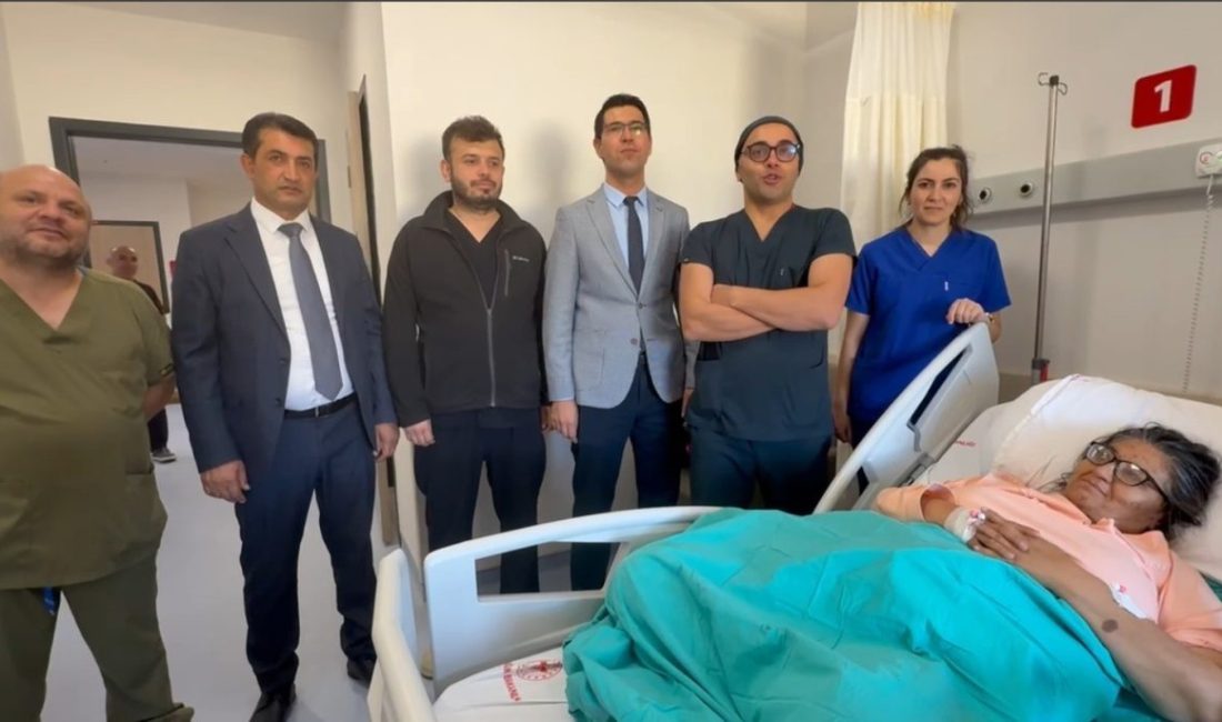 Kahramanmaraş’ta depremler sonrası yeniden inşa edilen Nurhak Devlet Hastanesi’nde ilk