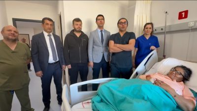 Kahramanmaraş’ta depremler sonrası yeniden inşa edilen Nurhak Devlet Hastanesi’nde ilk