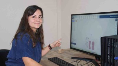 Uzman Diş Hekimi Özge Erarslan Gürbüz, devlet desteğiyle kurduğu laboratuvar