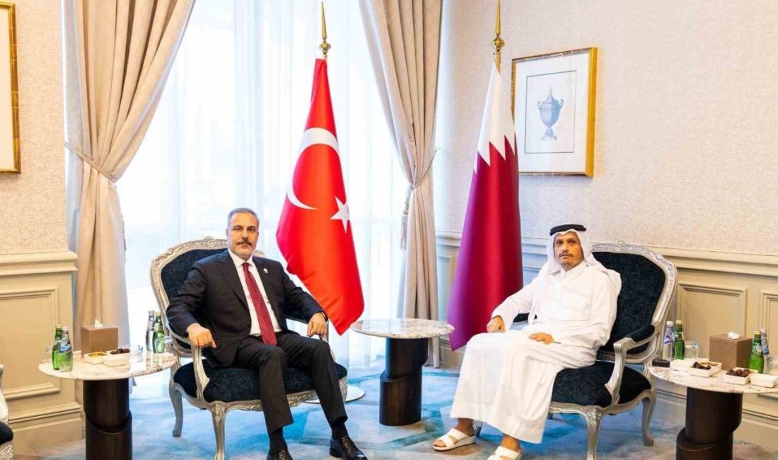 Dışişleri Bakanı Hakan Fidan, Katar Başbakanı ve Dışişleri Bakanı Şeyh