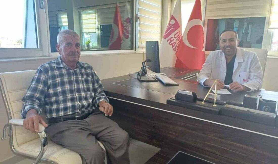 Eskişehir’de yaşayan 72 yaşındaki Mustafa Özkan’ın rektum bölgesindeki 8 santimetre