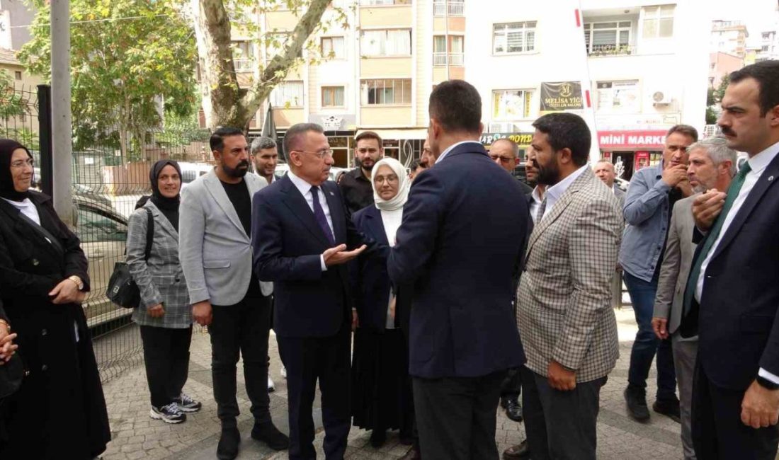 AK Parti’nin “Türkiye Yüzyılı Çalışmaları” kapsamında İstanbul’un Sancaktepe ilçesinde vatandaşlarla