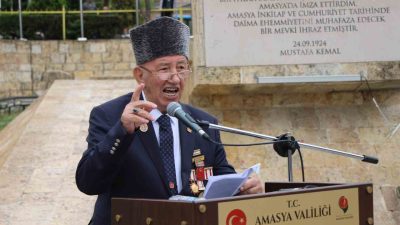 Türkiye Muharip Gaziler Derneği Amasya Şubesi Başkanı Ahmet Ünverdi, “Terörsüz