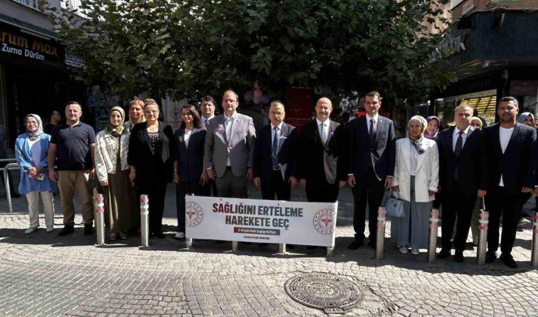 İstanbul İl Sağlık Müdürlüğü tarafından Güngören’de kurulan bilgilendirme stantları ile