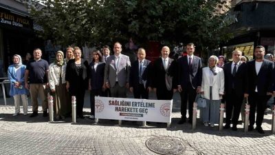 İstanbul İl Sağlık Müdürlüğü tarafından Güngören’de kurulan bilgilendirme stantları ile