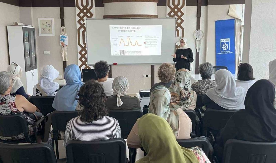 Kocaeli Büyükşehir Belediyesi Anne Şehir Merkezi’nde düzenlenen seminerde, kadınlara bel