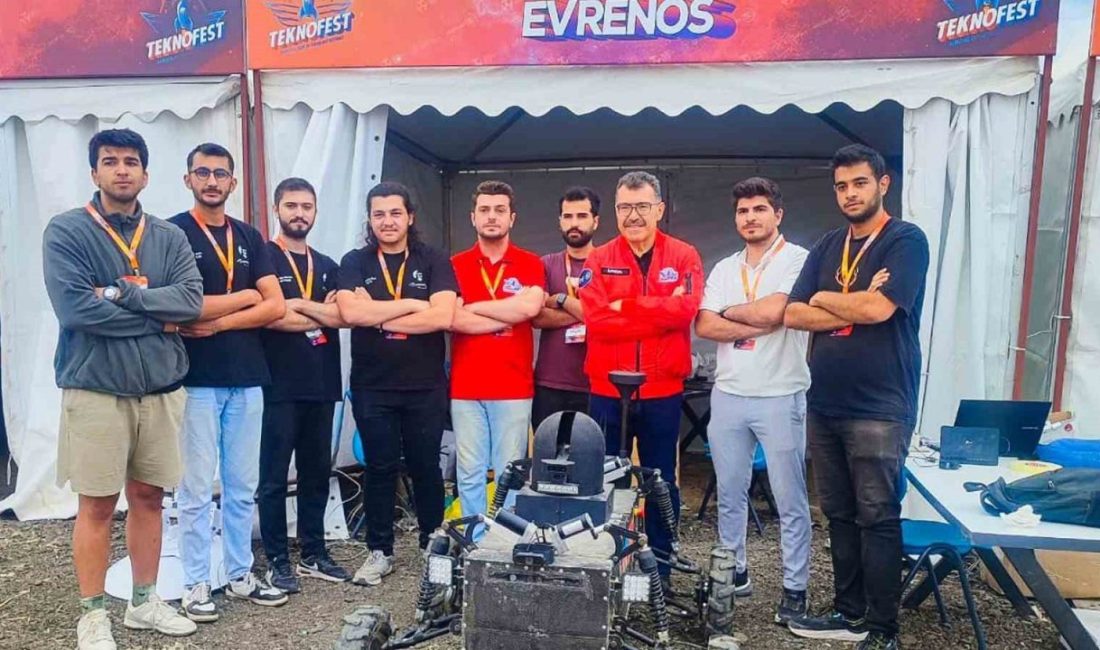 Karabük Üniversitesi (KBÜ) öğrencilerinden oluşan Evrenos Takımı, TEKNOFEST 2025 kapsamında