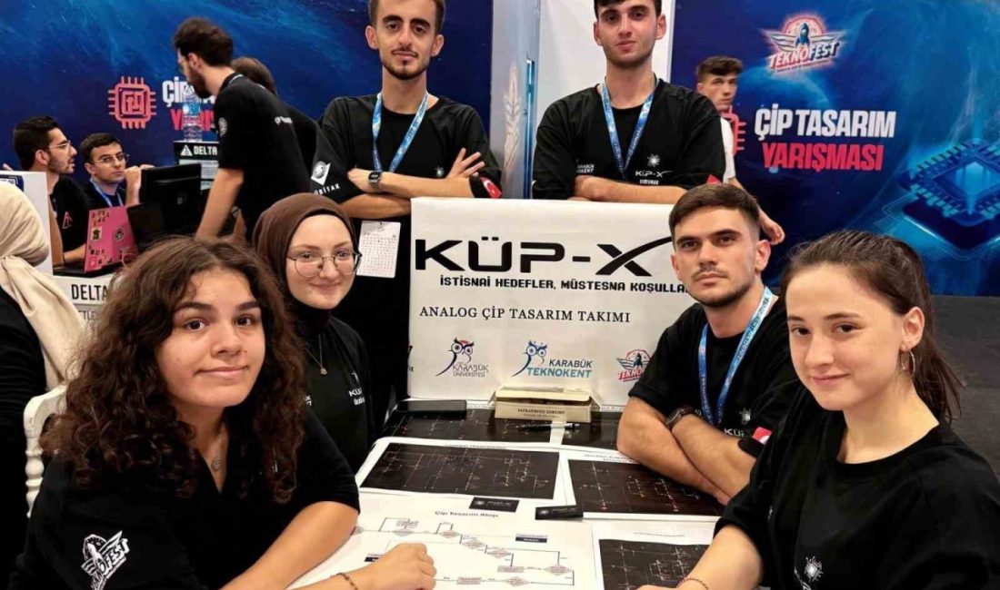 Karabük Üniversitesi (KBÜ) öğrencilerinden oluşan KÜP-X Takımı, TEKNOFEST 2025 kapsamında