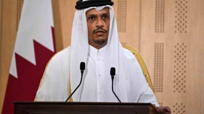 Katar Başbakanı ve Dışişleri Bakanı Şeyh Muhammed bin Abdurrahman Al-Thani,