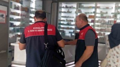 Kırklareli’nde İl Tarım ve Orman Müdürlüğü ekiplerince eczanelere denetim yapıldı.