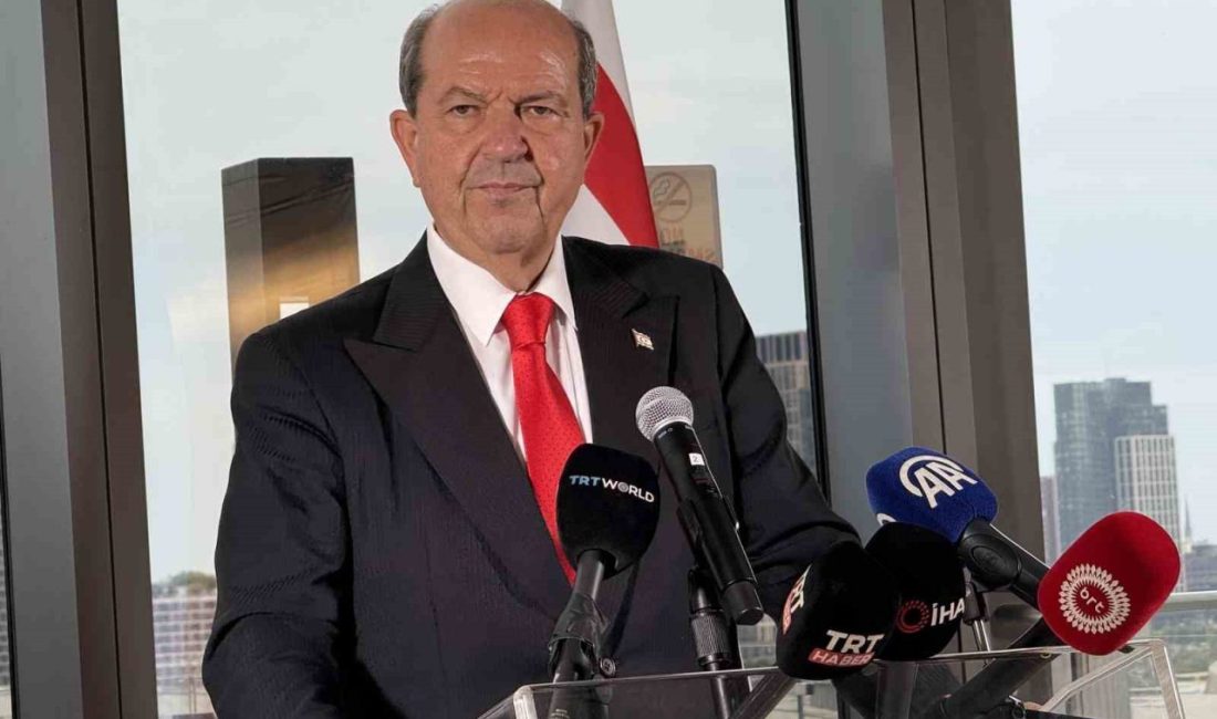 Kuzey Kıbrıs Türk Cumhuriyeti (KKTC) Cumhurbaşkanı Ersin Tatar, New York’taki