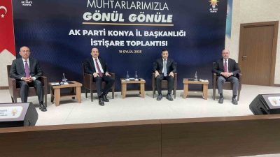 AK Parti Konya İl Başkanlığı tarafından “Muhtarlarımızla Gönül Gönüle” programı