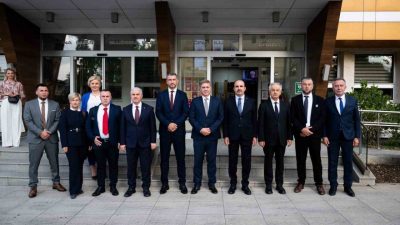 Konya Valisi İbrahim Akın ve Konya Büyükşehir Belediye Başkanı Uğur