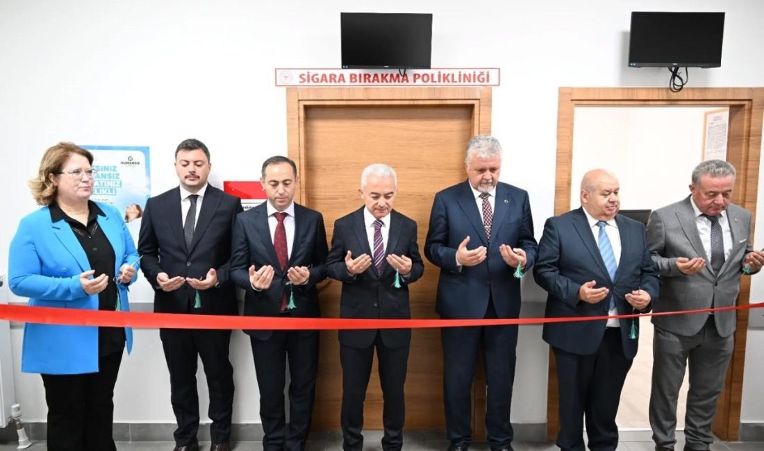 Kırklareli’nin Lüleburgaz ilçesinde sigara bırakma polikliniği düzenlenen törenle açıldı. Kırklareli’nin