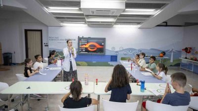 Mersin Büyükşehir Belediyesi tarafından çocukların bilime olan ilgisini artırmak amacıyla