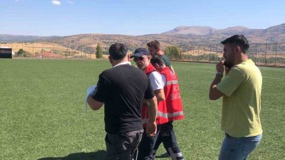 Yozgat’ın Çayıralan ilçesinde odun keserken parmağı kopan vatandaş ambulans helikopterle