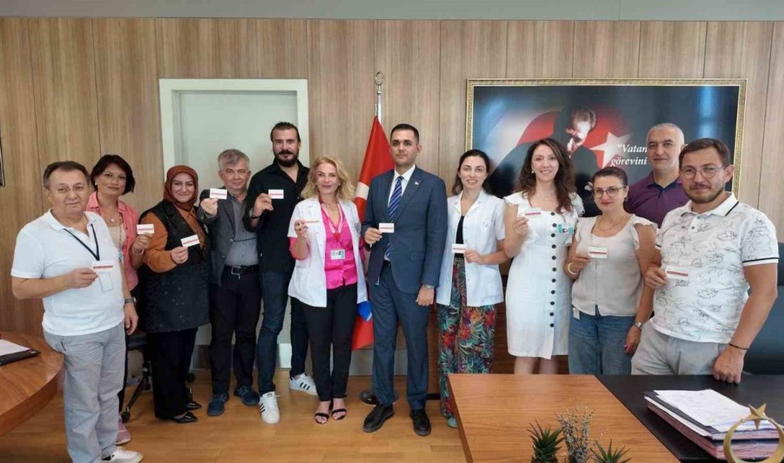 Eskişehir Şehir Hastanesi’nde görev yapan sağlık çalışanları farkındalık oluşturmak amacıyla