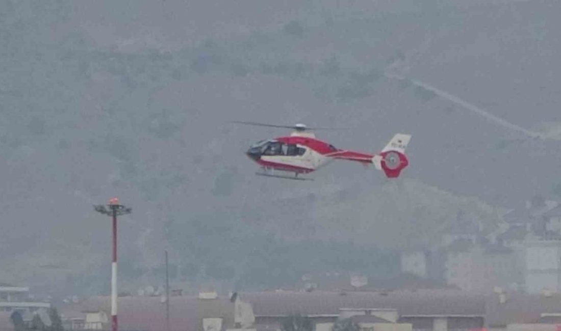 Van’ın Çatak ilçesinde Serebrovasküler (SVO) hastası kadın, ambulans helikopter ile
