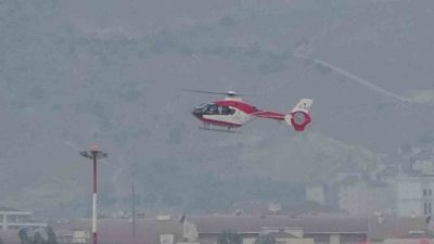 Van’ın Çatak ilçesinde Serebrovasküler (SVO) hastası kadın, ambulans helikopter ile
