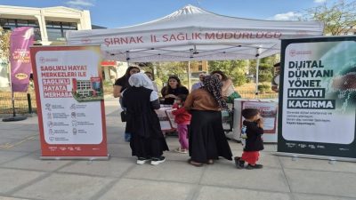 Şırnak İl Sağlık Müdürlüğü, “3-9 Eylül Halk Sağlığı Haftası” kapsamında