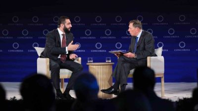 Suriye Devlet Başkanı Ahmed eş-Şara, Concordia Zirvesi’nde ABD’nin eski Merkezi