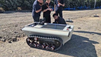 Tekirdağ’ın Süleymanpaşa ilçesinde düzenlenen Teknofest İnsansız Kara Aracı (İKA) Yarışları