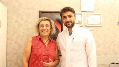 Yunanistan’ın Patnos Adası’ndan Bodrum’a tekneyle dönen Özlem Yalçın, dalganın çarpmasıyla