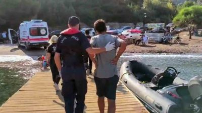 Muğla’nın Fethiye ilçesi açıklarında seyreden ticari yatta rahatsızlanan vatandaş için