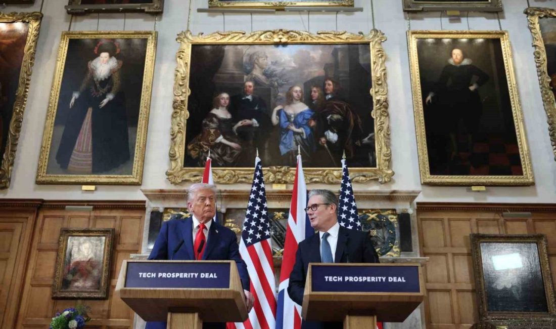 ABD Başkanı Donald Trump, İngiltere Başbakanı Keir Starmer ile gerçekleştirdiği