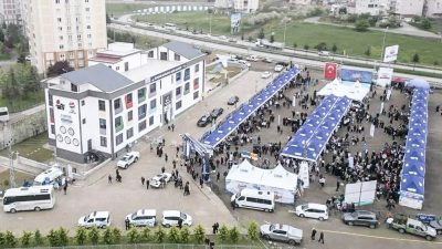 Samsun’da, Canik Belediyesi tarafından hazırlanan ve Türkiye’nin en büyük yapay