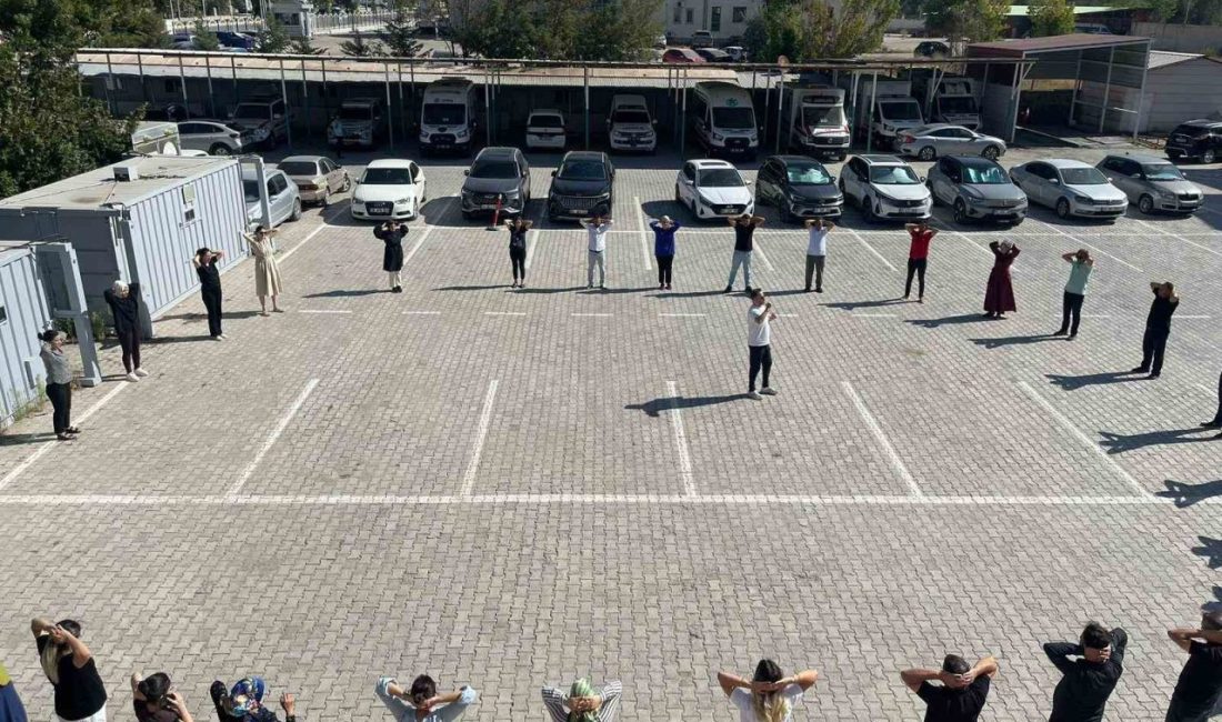 Van İl Sağlık Müdürlüğü personeline, “İşine Hareket Kat Projesi” kapsamında