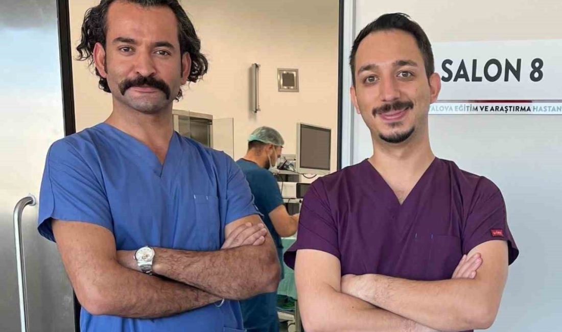 Yalova Eğitim ve Araştırma Hastanesi’nde ilk kez laparoskopik (kapalı) yöntemle