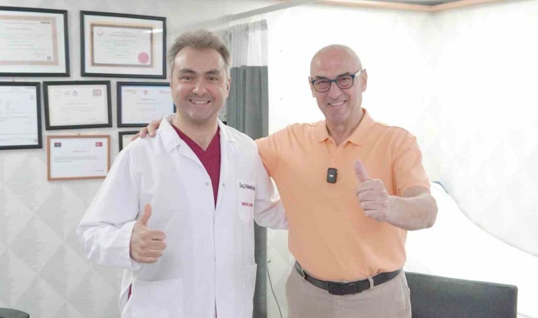 Rutin bir sağlık taramasında 56 yaşındaki Sabahattin Bayrak’ın tesadüfen fark