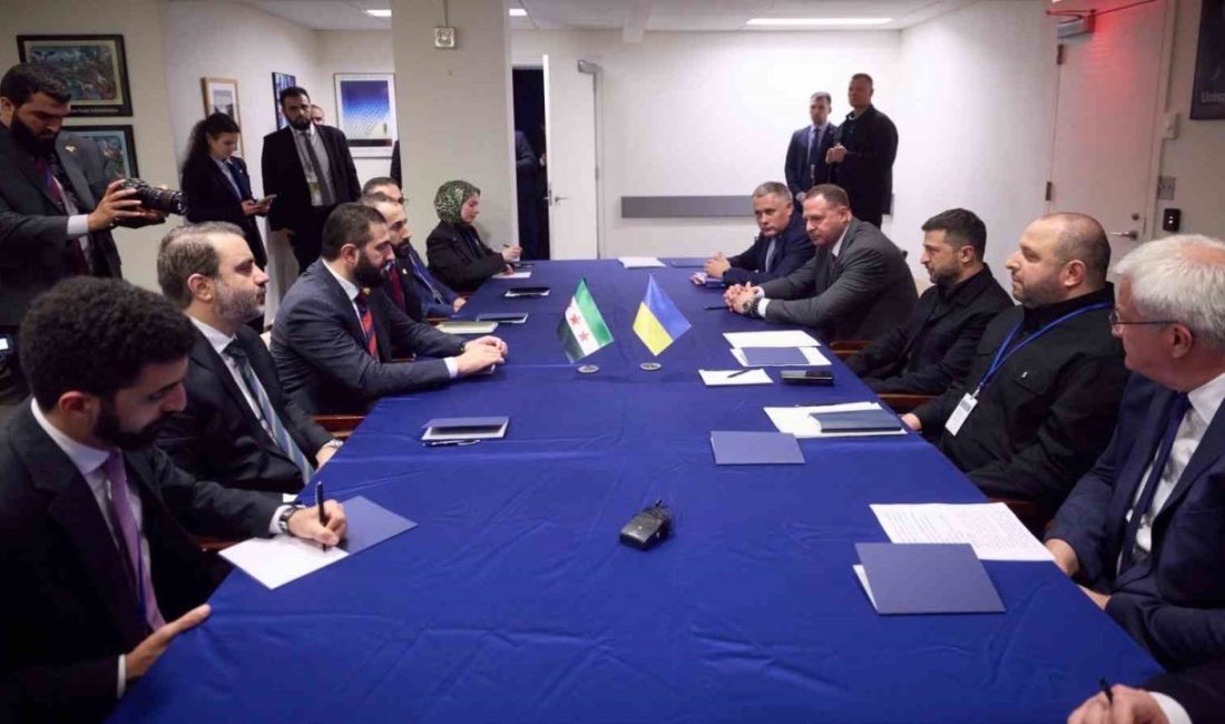 Ukrayna Devlet Başkanı Vladimir Zelenskiy, New York’ta Suriye Devlet Başkanı