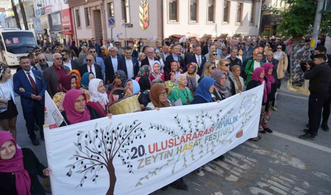 20. Ayvalık Uluslararası Zeytin Hasat ve Turizm Festivali başladı Balıkesir’in Ayvalık ilçesinde bu yıl 20’ncisi düzenlenen Uluslararası Zeytin Hasat