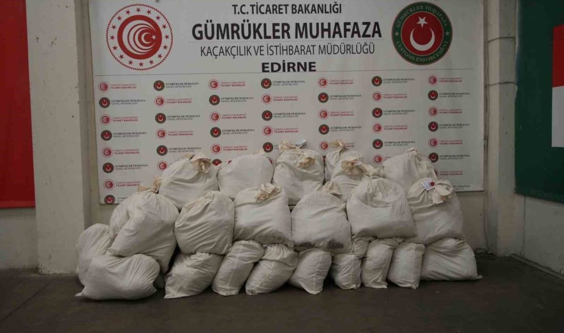 Ticaret Bakanlığı Gümrükler Muhafaza ekiplerince Kapıkule ve İpsala gümrük kapılarında