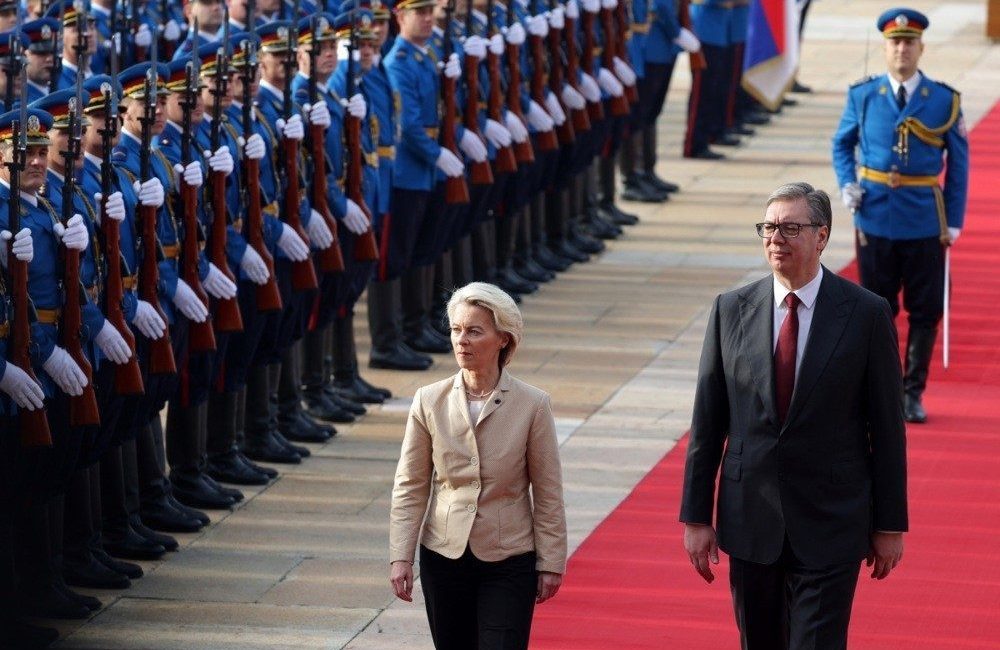AB Komisyonu Başkanı Von der Leyen, “Sırbistan’ın artık katılım sürecinde