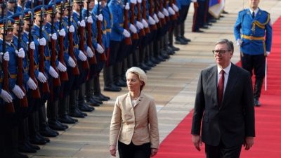 AB Komisyonu Başkanı Von der Leyen, “Sırbistan’ın artık katılım sürecinde
