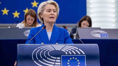 AB Komisyonu Başkanı Ursula von der Leyen, Rus insansız hava