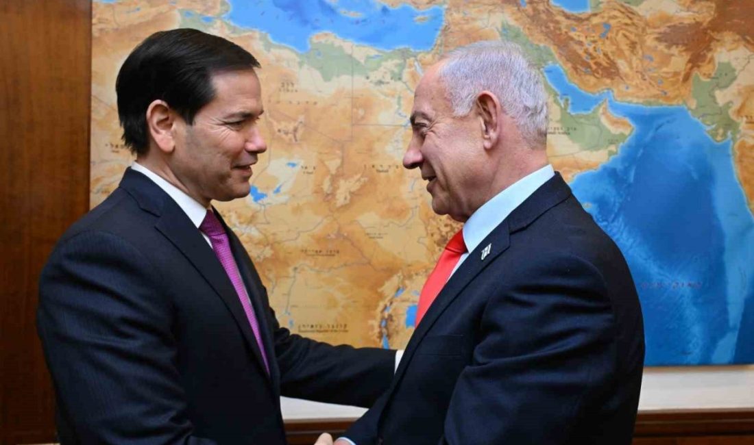 ABD Dışişleri Bakanı Marco Rubio, İsrail Başbakanı Binyamin Netanyahu ile